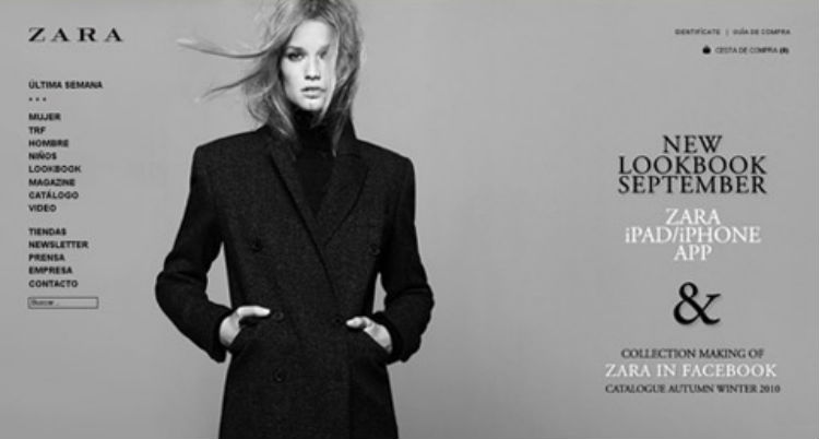 Las estrategias Zara en su web | Brusher Magazine